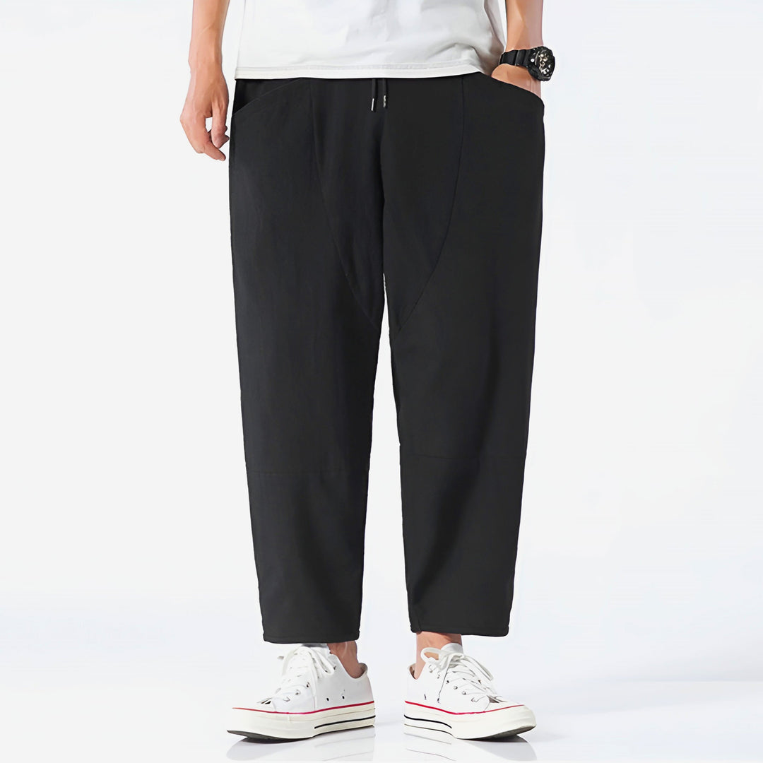 Pantalones urbanos cortos de algodón