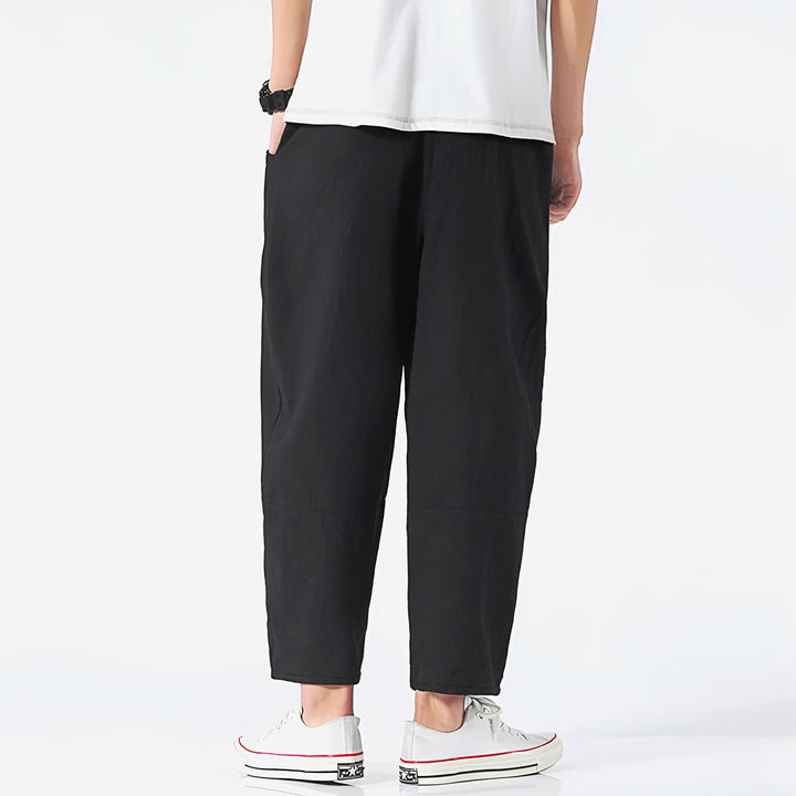 Pantalones urbanos cortos de algodón
