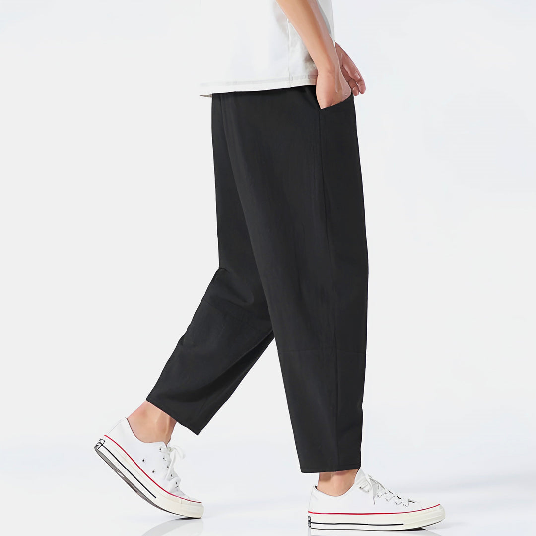 Pantalones urbanos cortos de algodón