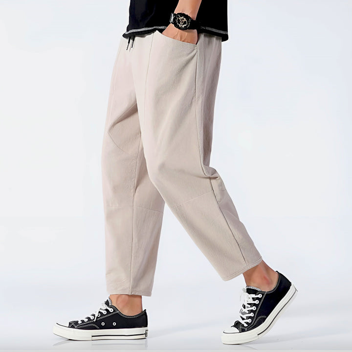 Pantalones urbanos cortos de algodón