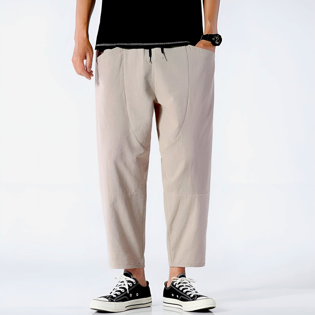 Pantalones urbanos cortos de algodón