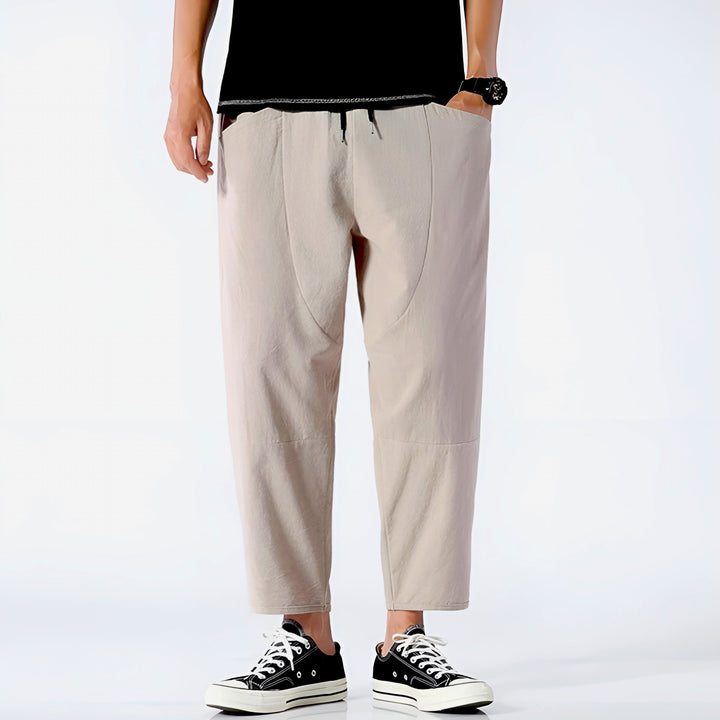 Pantalones urbanos cortos de algodón