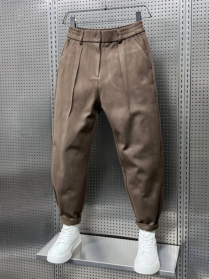 MARCELLO | Pantalones elegantes jaspeados