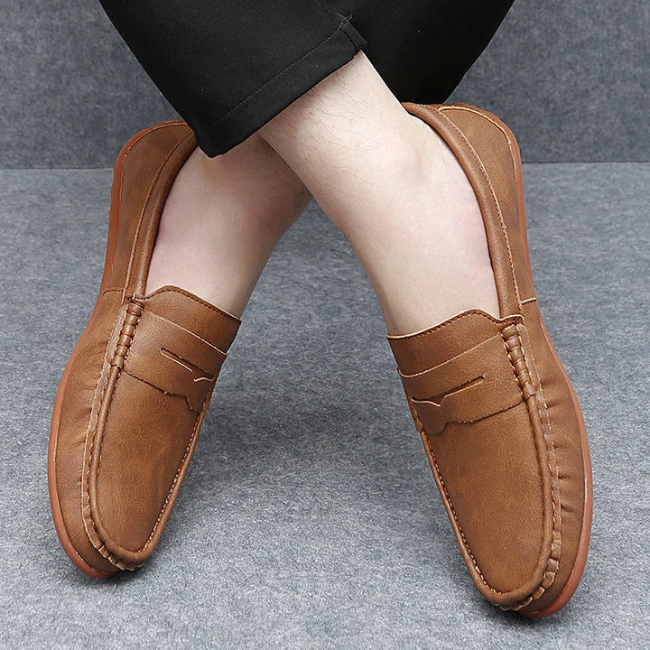 Mocasines de Cuero Genuino Travor