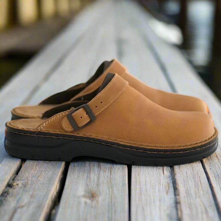 Birco - Slip-On de Cuero para Personas Mayores