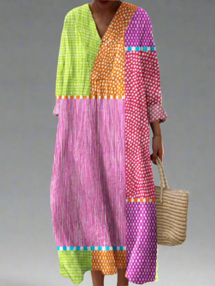 May | Vestido elegante geométrico