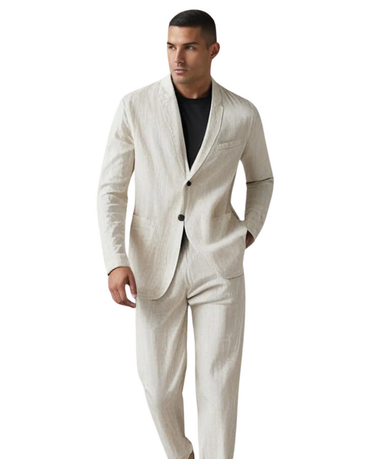 Conjunto elegante de lino