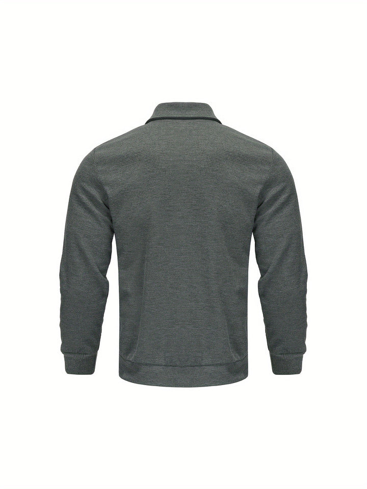 Marvin – Chaqueta Casual de Poliéster con Cierre