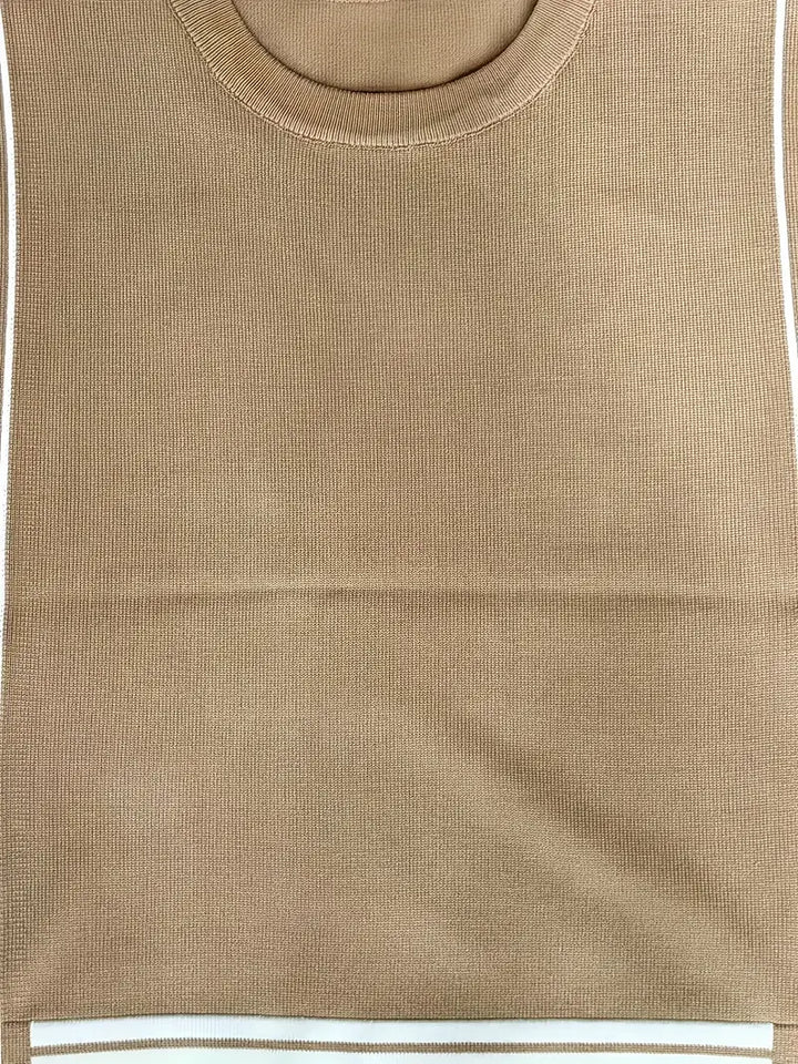 Sophie - Conjunto de Dos Piezas de Mujer con Diseño a Rayas y Combinado
