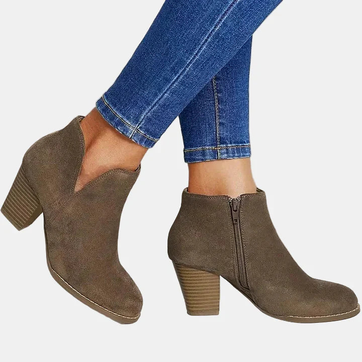 Hailey | Botines de Tacón Bloque