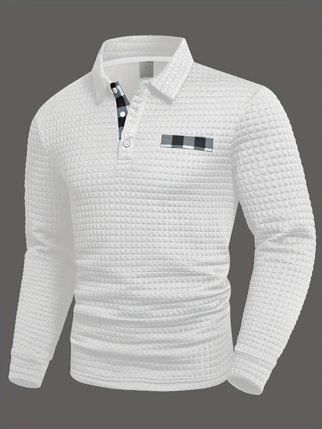 Juergen - Camisa Casual de Manga Larga con Botones