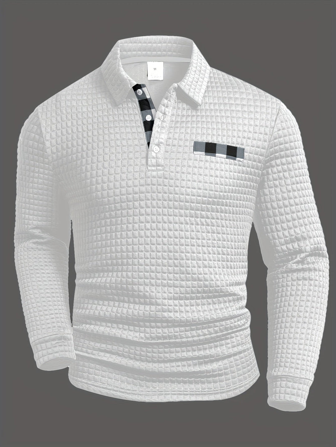 Juergen - Camisa Casual de Manga Larga con Botones