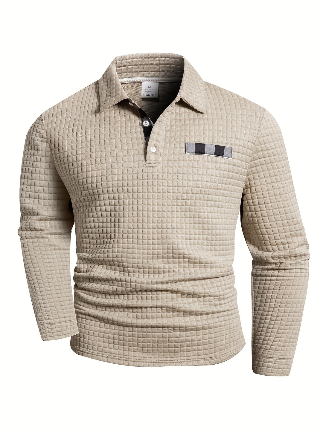Juergen - Camisa Casual de Manga Larga con Botones