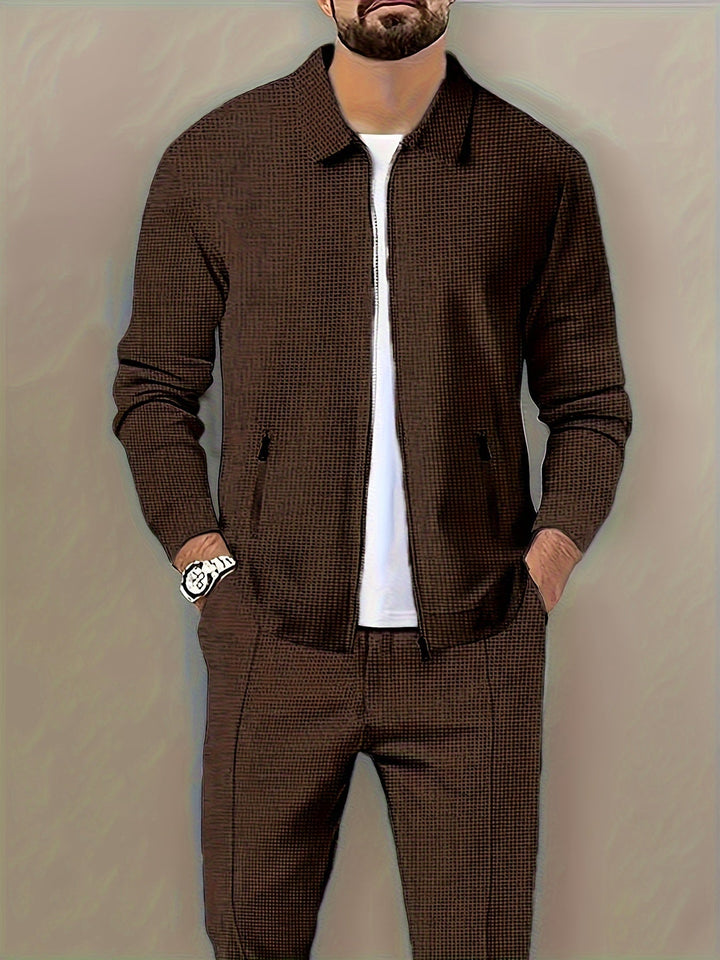 Marvin – Chaqueta Casual de Poliéster con Cierre