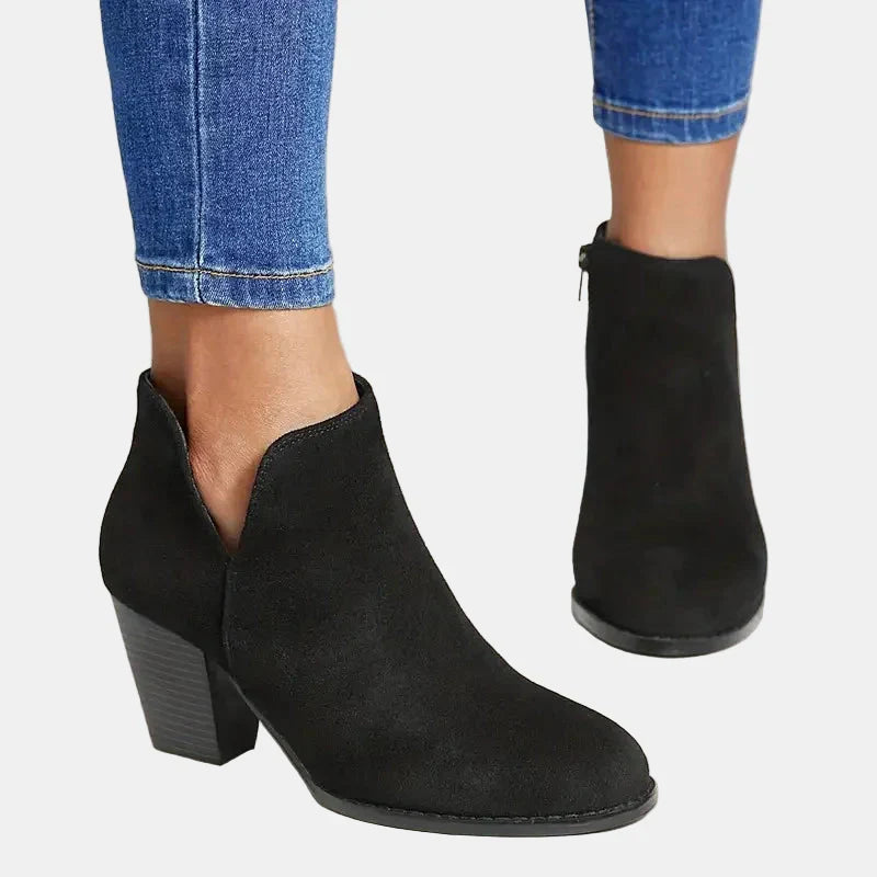 Hailey | Botines de Tacón Bloque
