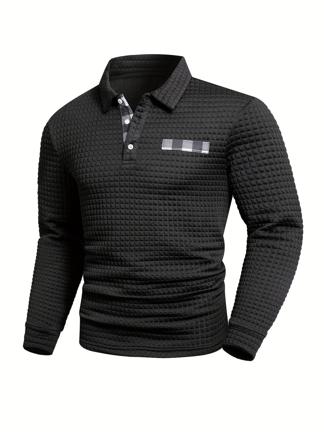 Juergen - Camisa Casual de Manga Larga con Botones