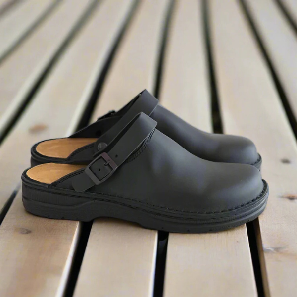 Birco - Slip-On de Cuero para Personas Mayores
