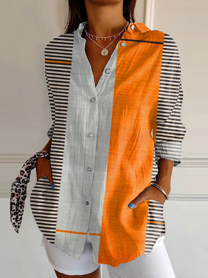 Vestido Casual Boho Vintage con Estampado de Geometría para Mujer