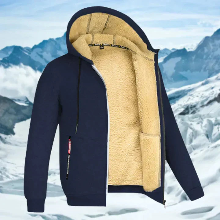Arie - Chaqueta de invierno para hombre con capucha y forro polar