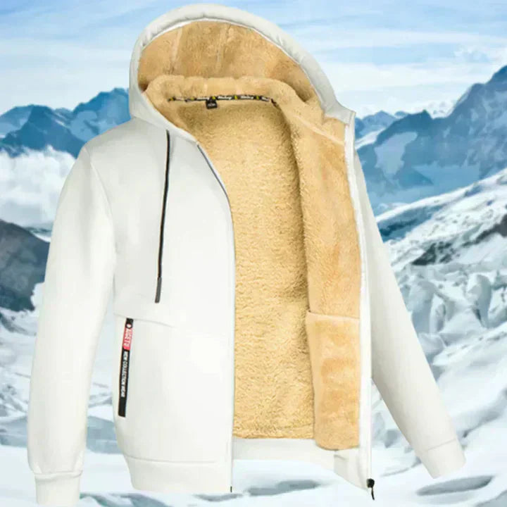 Arie - Chaqueta de invierno para hombre con capucha y forro polar