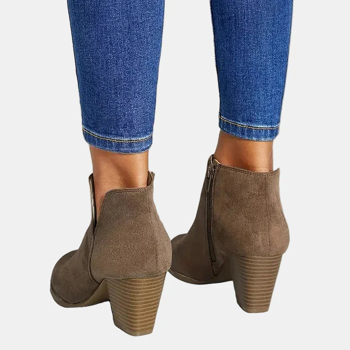 Hailey | Botines de Tacón Bloque