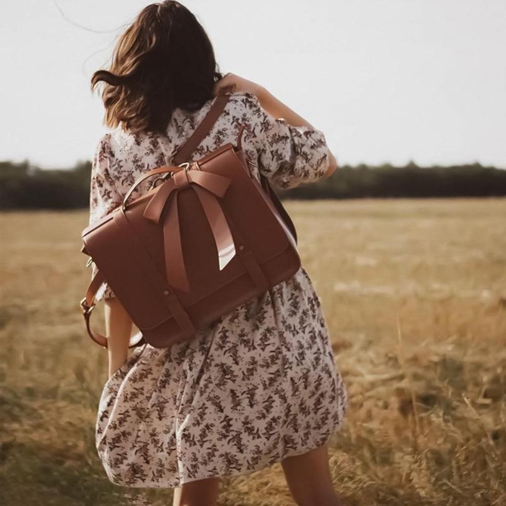 Sienna | Bolso Retro Twist Azul-Rosa