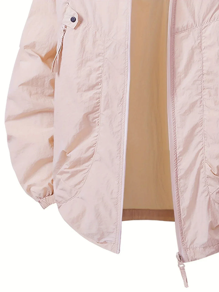 Carter - Rompevientos impermeable para exteriores con capucha ajustable