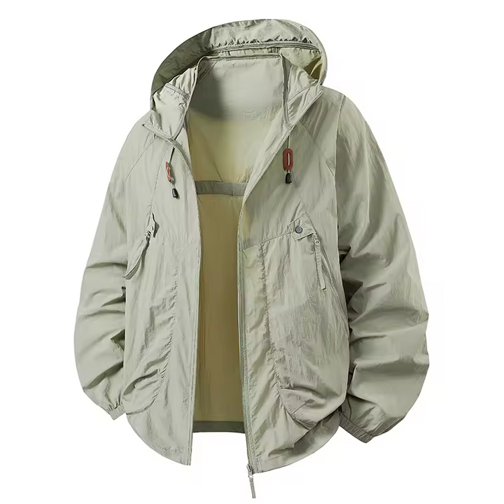 Carter - Rompevientos impermeable para exteriores con capucha ajustable