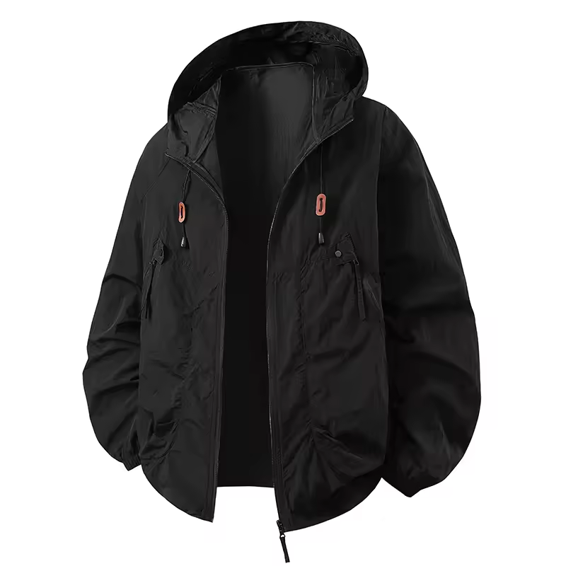 Carter - Rompevientos impermeable para exteriores con capucha ajustable