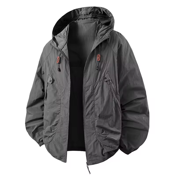 Carter - Rompevientos impermeable para exteriores con capucha ajustable