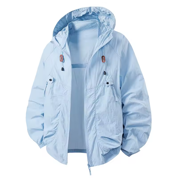 Carter - Rompevientos impermeable para exteriores con capucha ajustable
