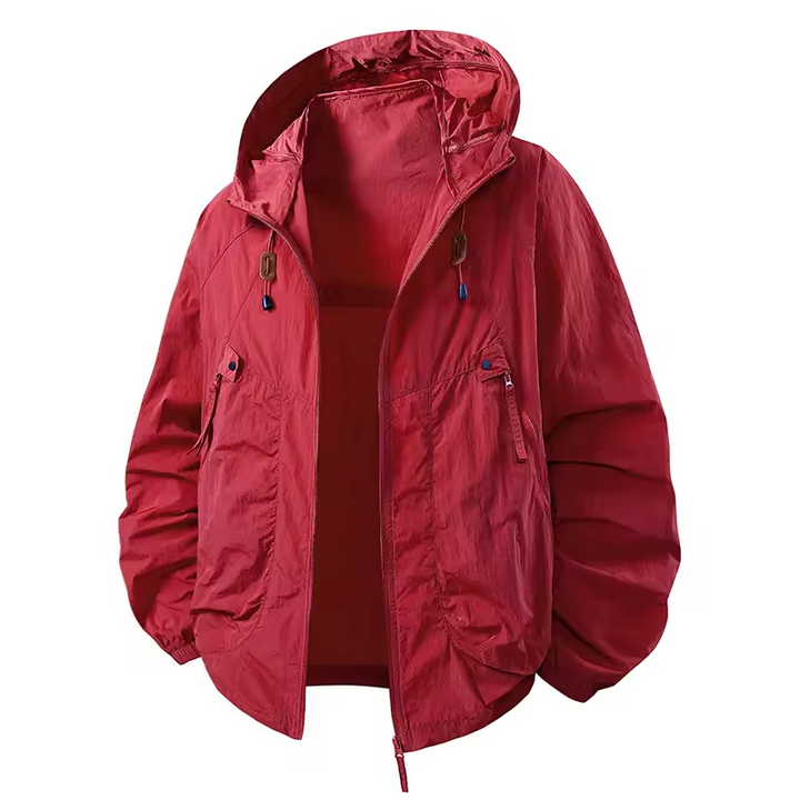 Carter - Rompevientos impermeable para exteriores con capucha ajustable