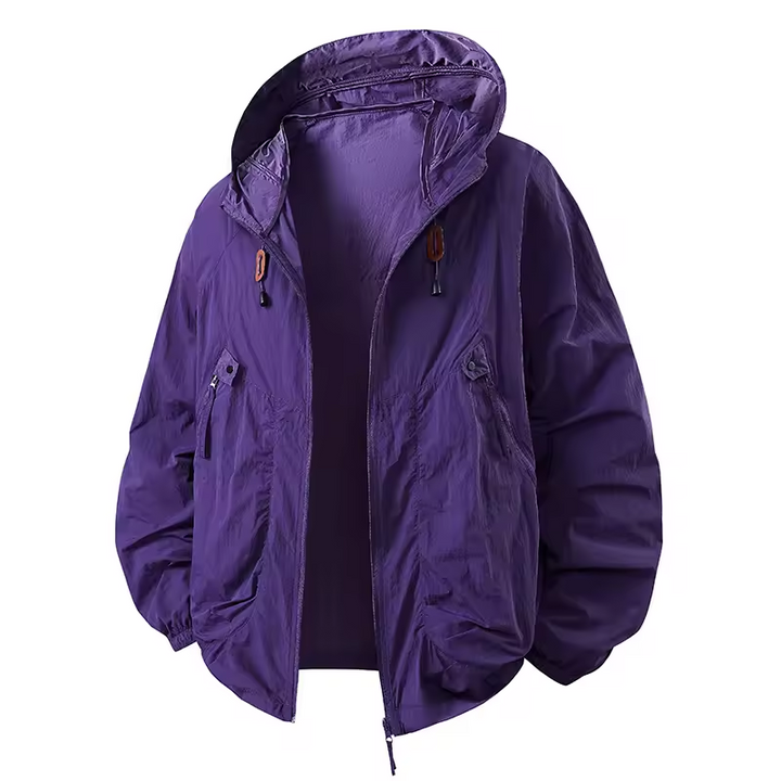 Carter - Rompevientos impermeable para exteriores con capucha ajustable