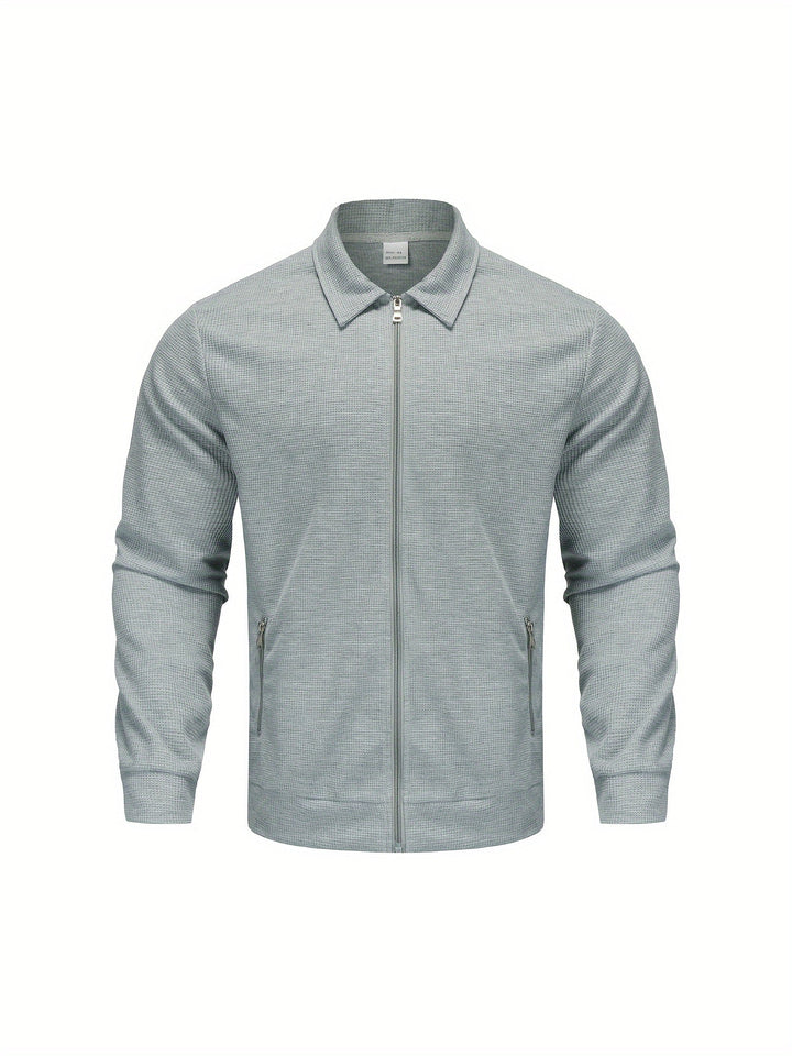 Marvin – Chaqueta Casual de Poliéster con Cierre