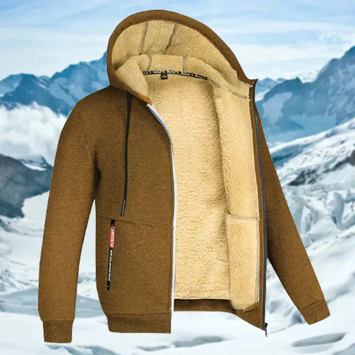 Arie - Chaqueta de invierno para hombre con capucha y forro polar