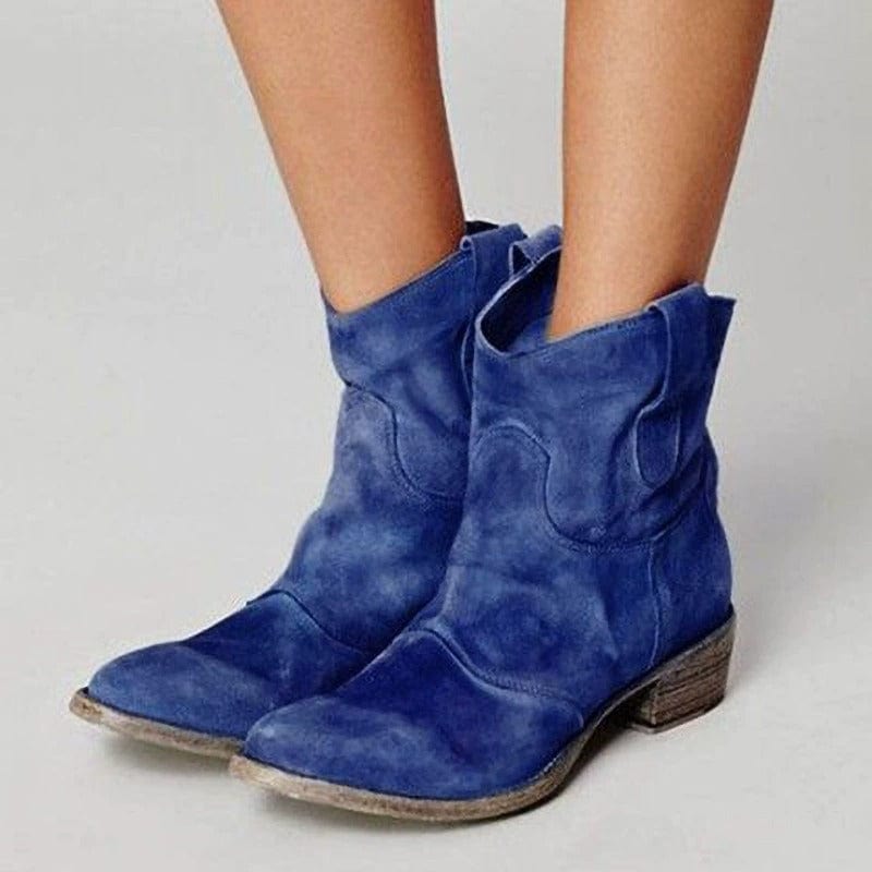 Lyla Ridge Botas Vaqueras de Gamuza