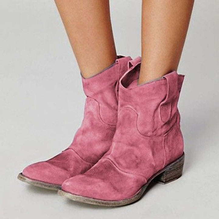 Lyla Ridge Botas Vaqueras de Gamuza