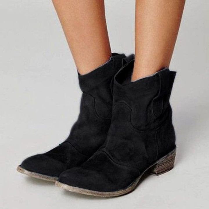 Lyla Ridge Botas Vaqueras de Gamuza