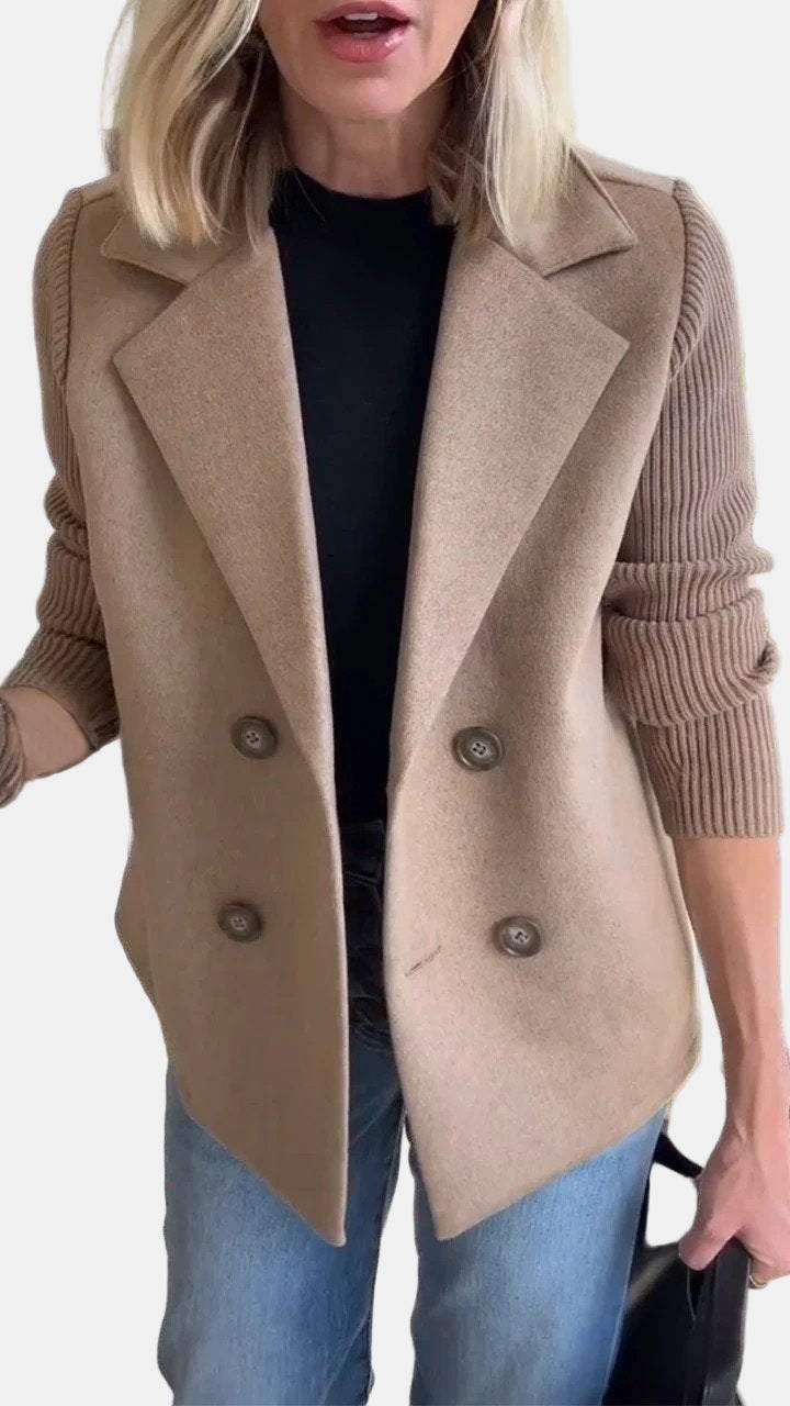Athena | Abrigo Casual con Botones Elegante