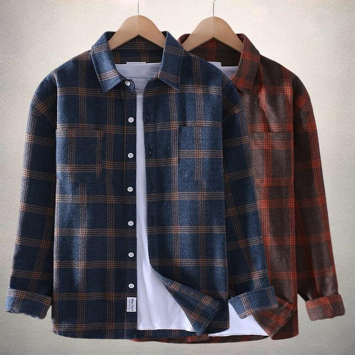 Dean | Camisa de cuadros vintage para hombre