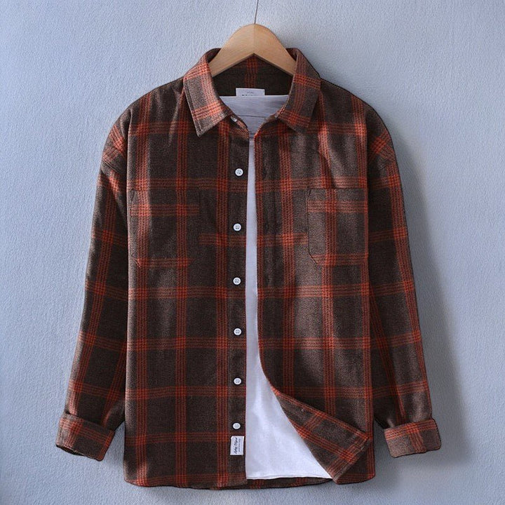 Dean | Camisa de cuadros vintage para hombre