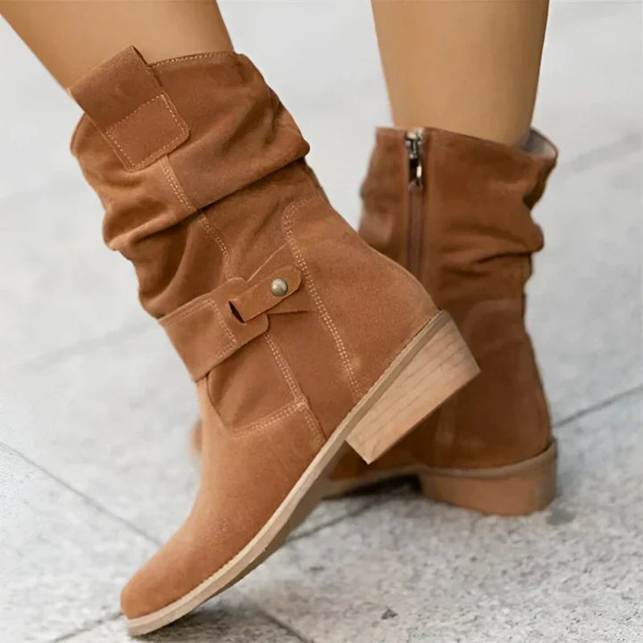 FRANCINCE | Botines de Tacón Bajo