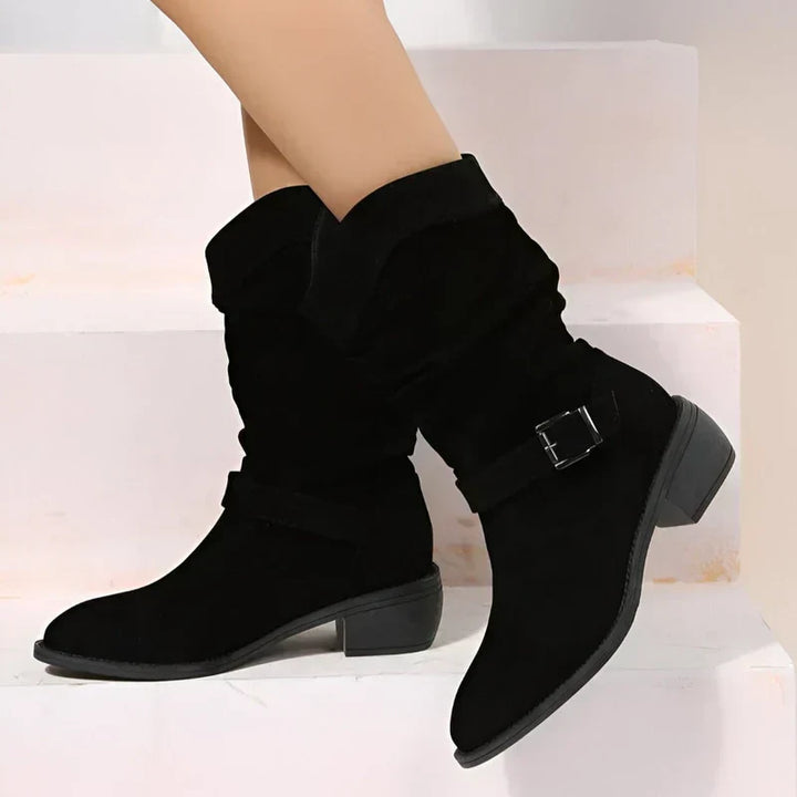 FRANCINCE | Botines de Tacón Bajo