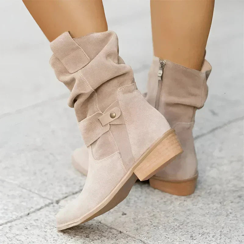 FRANCINCE | Botines de Tacón Bajo