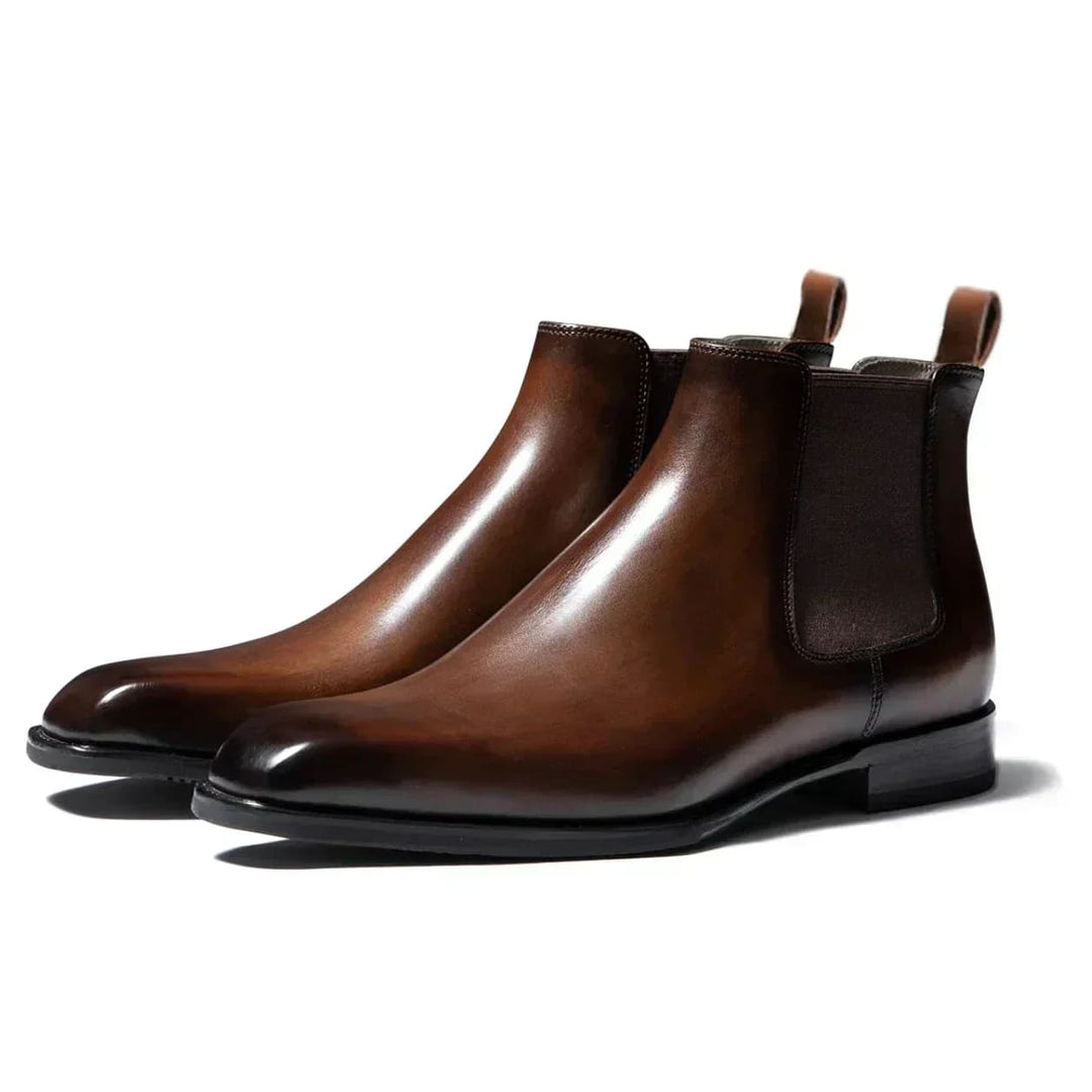 Pio | Botas Chelsea de Cuero Italiano