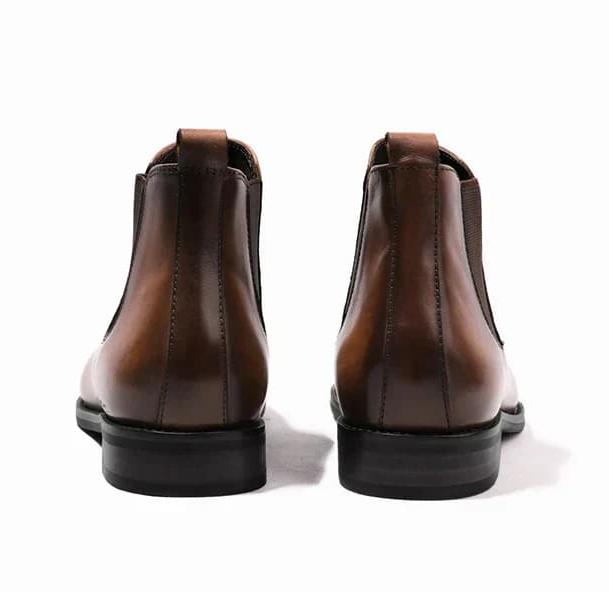 Pio | Botas Chelsea de Cuero Italiano