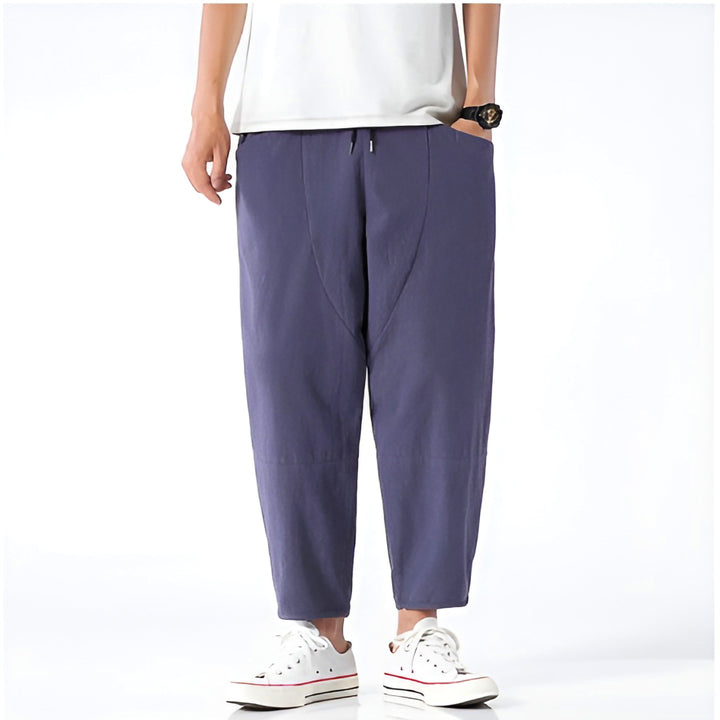 Pantalones urbanos cortos de algodón