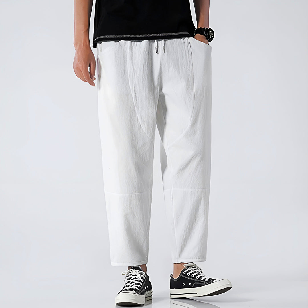 Pantalones urbanos cortos de algodón